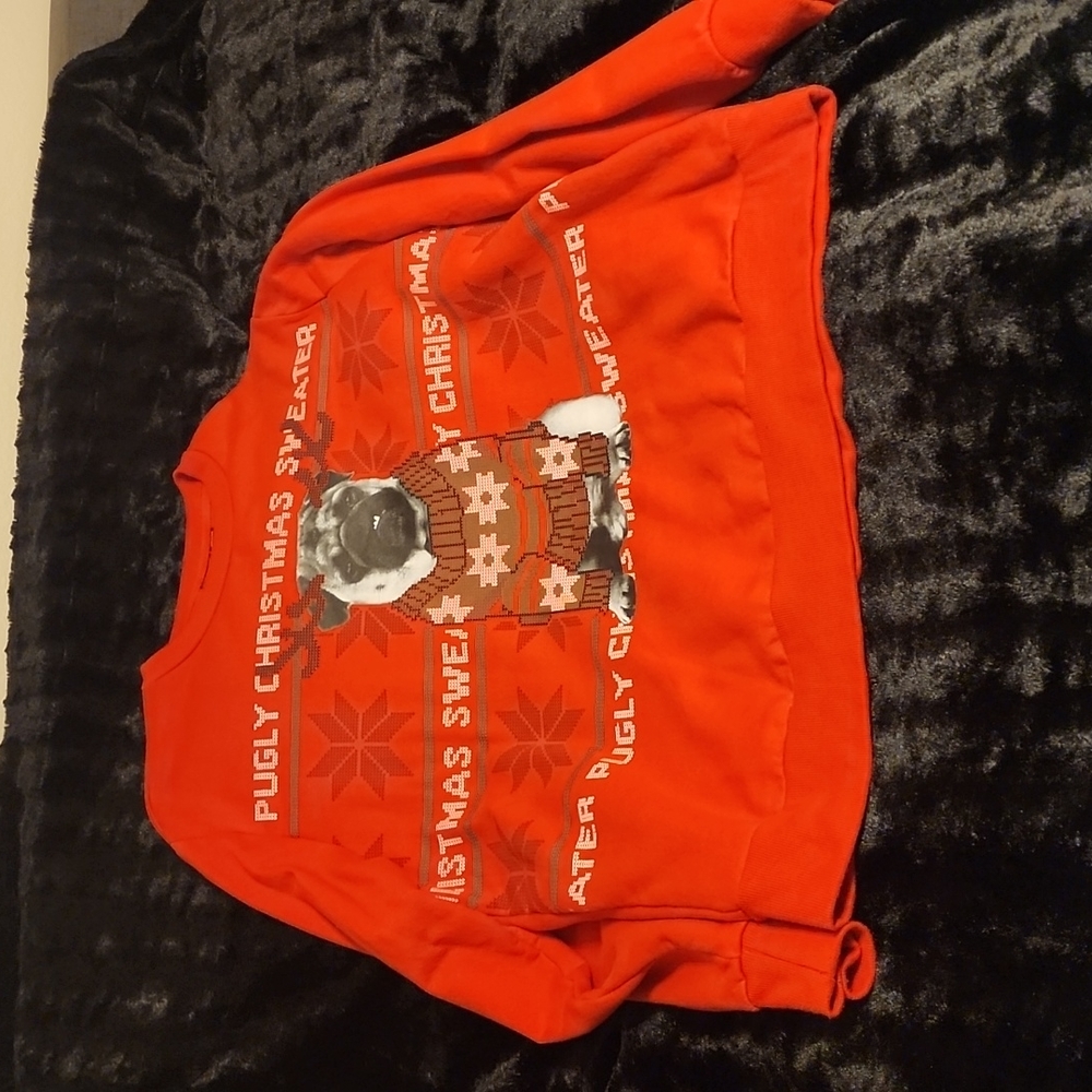 Pug ugly Christmas sweatshirt